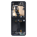 OLED Assembly With Frame Compatible for Samsung Galaxy Z Flip 7 FE 5G (US & International) (Refurbished) – Black